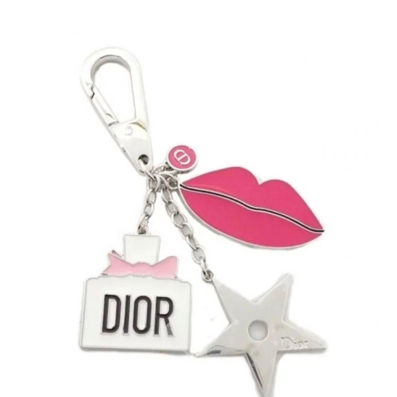 Keychain Accessories - Pink and Silver Keychain